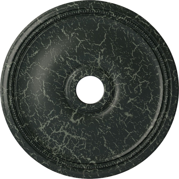 Ekena Millwork Theia Ceiling Medallion (Canopies up to 6 3/4"), 24"OD x 3 5/8"ID x 1 3/4"P, Painted Turtle Crackle CM24THPTC - main
